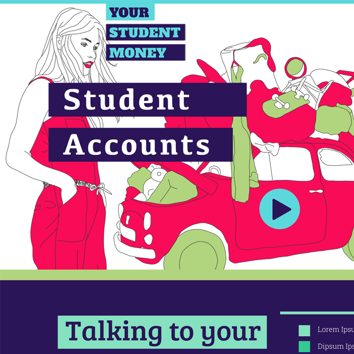 your student money web design